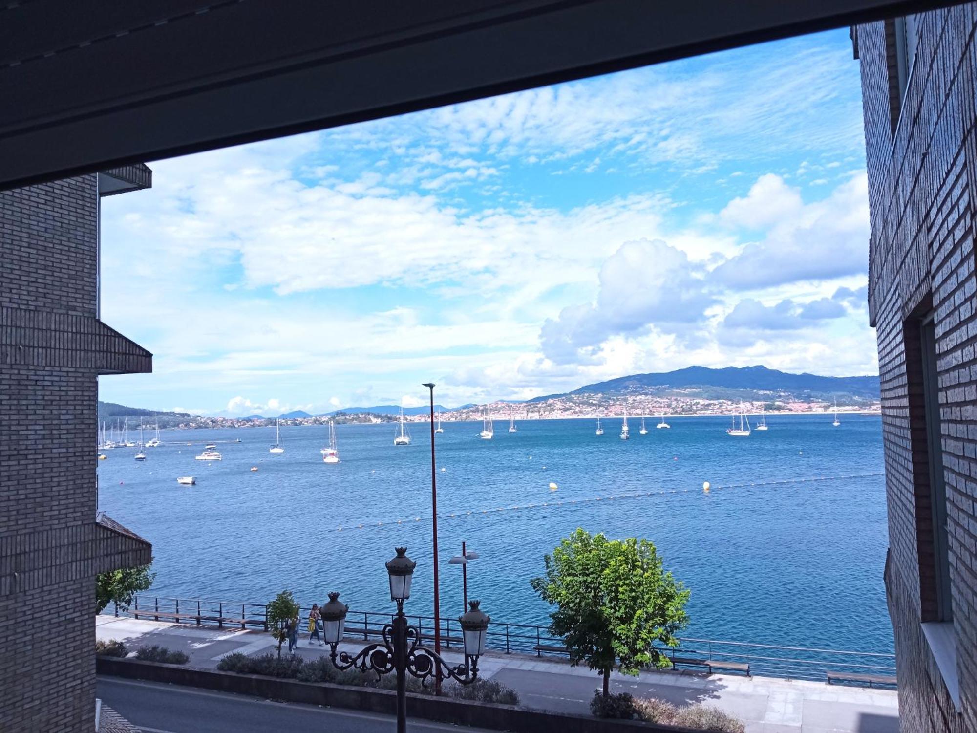 Estudio Con Vistas Al Mar En Baiona Ruang foto